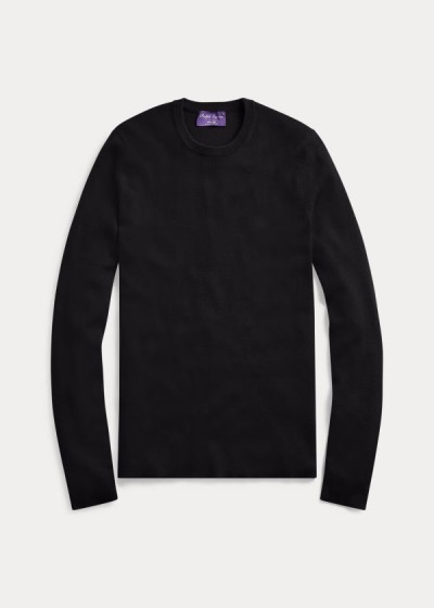 Men's Ralph Lauren RLX Slim Ribbed Merino Sweater | 057184XEV